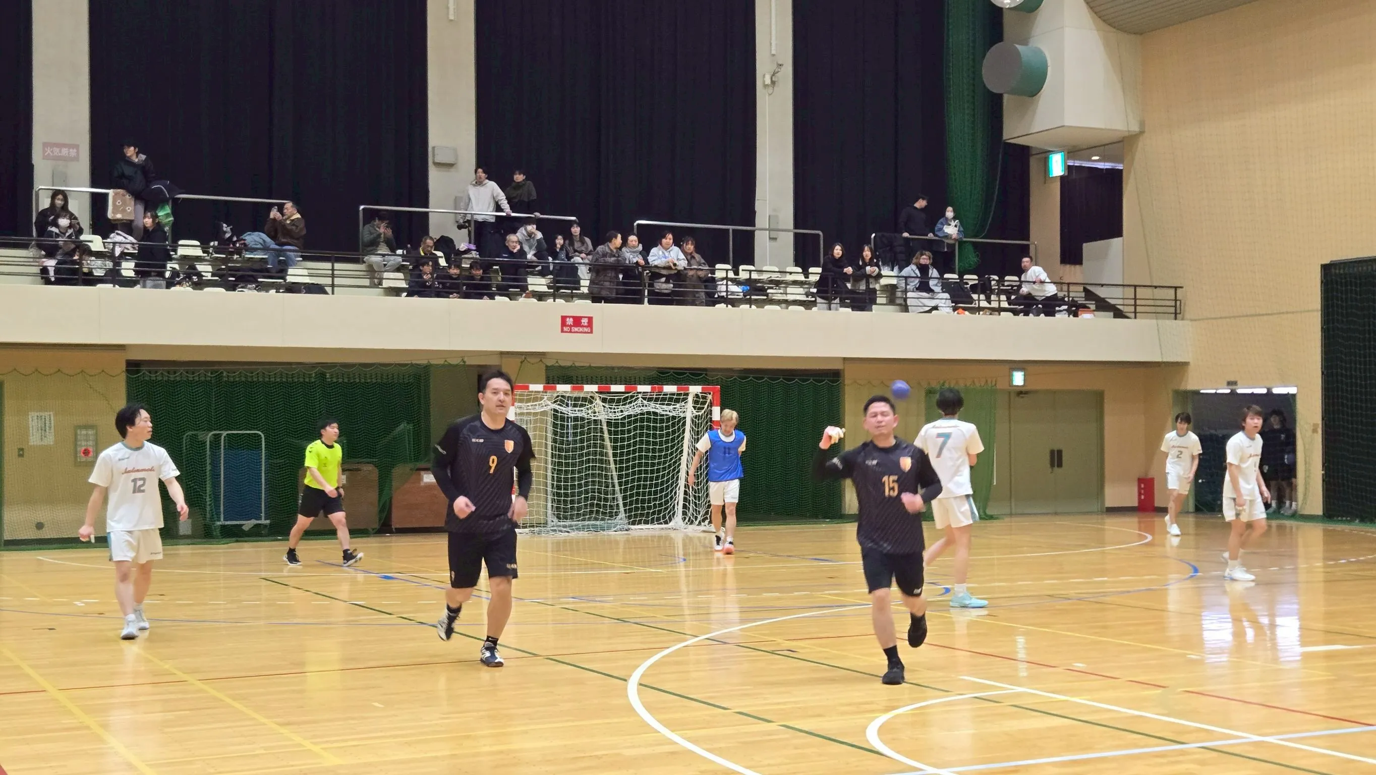 大会での試合中のプレー